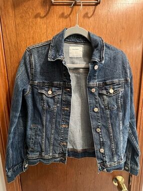 Old Navy Blue Denim Jacket with Button Front